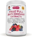 ANDREW LESSMAN Fruit Full Anti-Oxidant Extrakte Pulver 600 Portionen - 14 natürliche Früchte und Beeren Extrakte. Bilberry, Cranberry, Grape Seed, Granatapfel, Resveratrol und mehr.