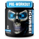 Der Fluch! Pre Workout Pulver für Männer & Frauen, Koffein, Beta-Alanin, Kreatin, L-Citrulline, 50 Servierungen, Blaue Himbeere Geschmack – Boost Energy, Strength & Focus