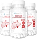 (3 Pack) Terraform Pure TUDCA (acido tauroursodeoxycholic) - 500mg Per Serving - Supporto e salute del fegato puro - 60 capsule
