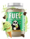 Underground Bio Labs Panda Carburant Premium Protein Whey,Hydrolyzed Collagen,Casein,Probiotiques, Enzymes, Keto Friendly,Time Release, 25 portions (2,5 livres, crème glacée au chocolat de menthe)