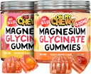 Magnesio Gummies Bundle – 2 bottiglie (60 ciascuno) – Fragola Banana & Peach Mango