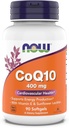 JETZT Nahrungsergänzungsmittel, CoQ10 400 mg, Pharmazeutische Klasse, All-Trans Form Produziert von Fermentation, 90 Softgels