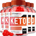 (5 Pack) KetoFast4Me ACV Gummies Advanced, KetoFast 4 Me ACV Gummies Aceto di sidro di mele Keto Fast 4 Me Gestione del peso ACV Gummies Keto Fast4Me Recensioni Vitamina B12 Keto+acv, 1000mg (300 Gummies)