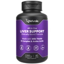 Naturalis Silymarin Milchdistel 1300mg Enhanced with B Complex & Amino Acids | 13-in-1 Leberreiniger, Detox & Repair | 60 Liver Essential Softgels