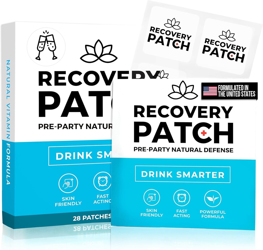 Recovery Patches 84 Pack (Three 28 Packs) - Wake Up Refreshed & Energized mit unserem 100% Natural Ingredients Patch - Individuell Wrapped, Skin-Friendly & Waterproof - Enhanced Formula