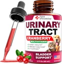 Cat & Dog UTI Behandlung - Urinary Tract Infektion Behandlungen mit Cranberry - Dog & Cat UTI Medicine - Advanced Kidney & Bladder Support Multivitamin - Nierengesundheitsergänzung Vitamine - Made in USA