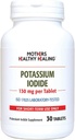 Iodide de potassium 130 mg KI Supplément de 30 comprimés pour le soutien de la thyroïde