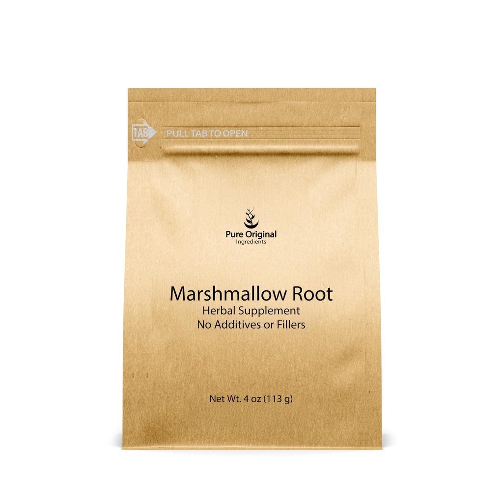 PURE ORIGINAL INGRÉDIENTS Extrait de racine de marshmallow (4 oz), poudre, supplément à base de plantes