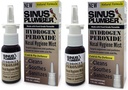 Sinus Plumber Hydrogen Peroxid Nasal Spray 2 Pack - Neutralisiert luftgetragene Partikel für Nasalhygiene und Immunkälte Verteidigung