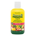 Natura Plus Sorgente di Vita Liquido Prenatale, Frutta tropicale - 30 fl oz - Multivitaminico & Supplemento Minerale - Supporto nutrizionale Durante la gravidanza - Glutine Libero, Vegetariano - 30 Serve