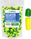 XPRS Nutra Size 2 Capsule Vuoti - 500 Conta capsule Gelatine Vuote - Pillole Riempimento Capsule fai da te - Pure Bovine Pill Gel Caps per Do-It-Yourself Supplements (Green/Yellow)