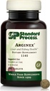 Standard Process Inc. Arginex - Formule d'aliments entiers pour les organes de nettoyage du corps - Soutien du foie et supplément pour la santé rénale avec vitamine A, farine d'avoine, sarrasin et acide ascorbique - 180 comprimés