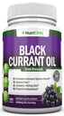 Huile de Currant Noir - 1000 Mg - 180 Softgels - Huile de Currant Noir pur pressé à froid - Hexane Free - 140mg GLA par service - Régle l'équilibre hormonal - Idéal pour le système immunitaire, les cheveux et la peau