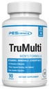 PEScience TruMulti Multivitamin für Männer, Tägliche Formel mit Premium-Vitamin C, D, Zink, Chromium Picolinat-Ergänzung für Immununterstützung, Chelat-Mineralien, 90 Einfach zu Swallow-Kapseln