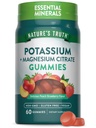 Nature's Truth Potassium Magnésium Citrate Gummies.