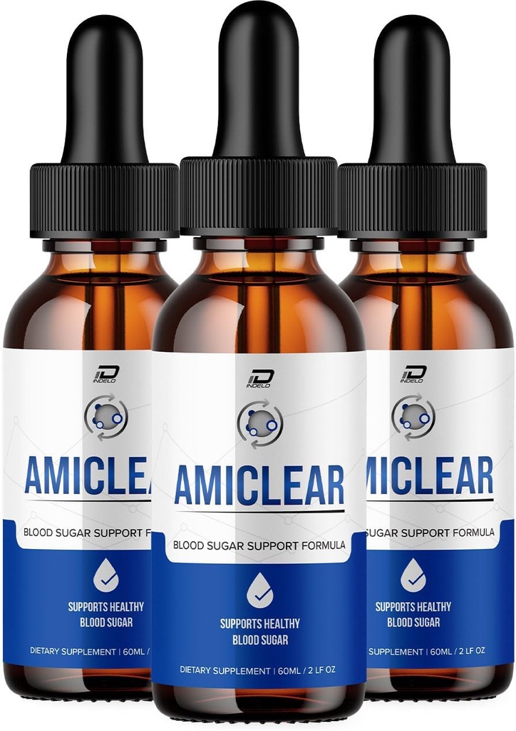 Amiclear Drops Formula sana - Gocce di supplemento dietetico - Gocce liquide amiclear ad alta resistenza, semi di uva, gocce amiclear Recensioni (3 Pack - 180 ML)