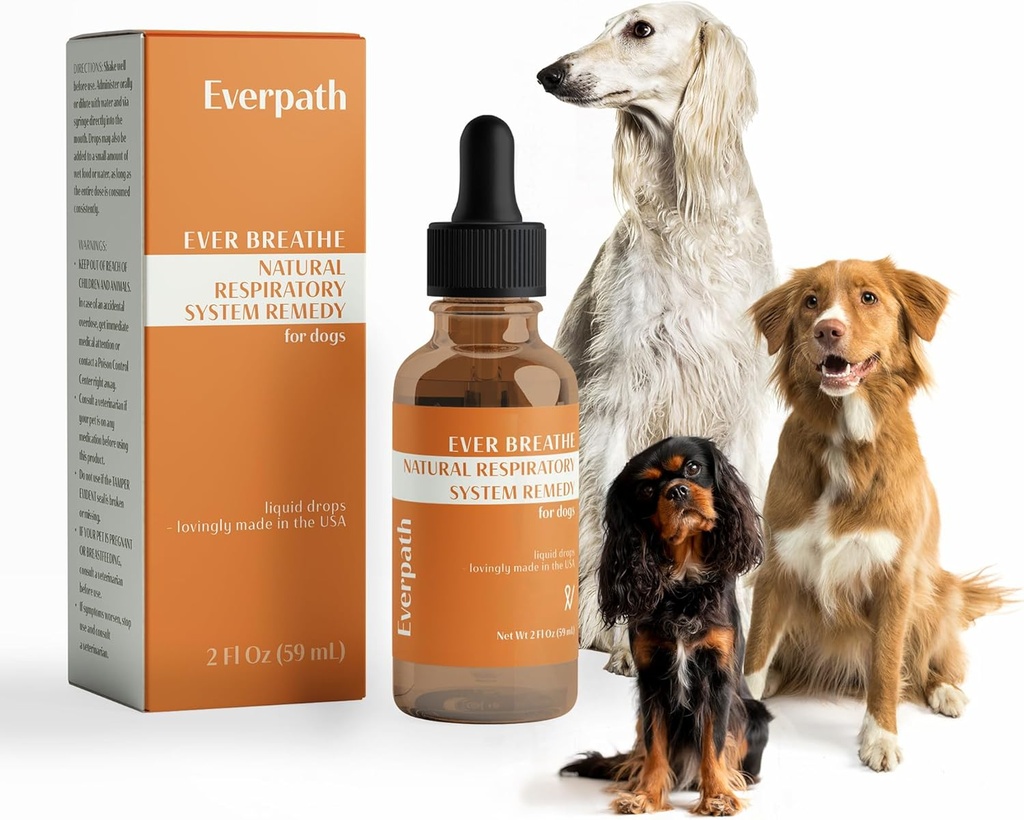 Support respiratoire Everpath pour chiens - 2 onces fluides / 60mls