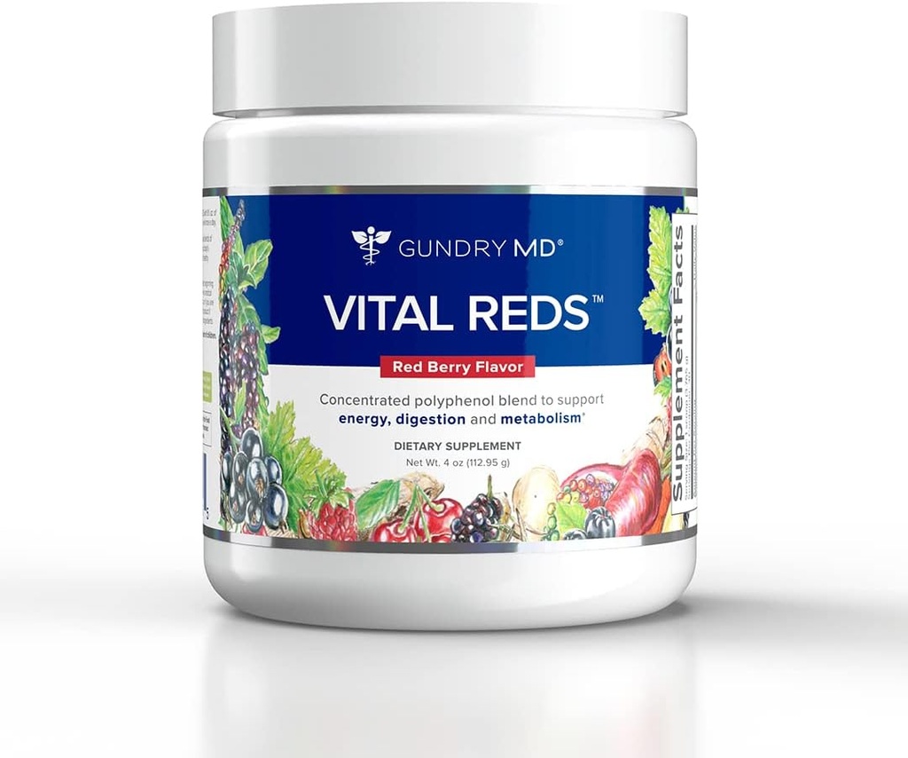 Gundry MD Vital Reds Concentrated Polyphenol Blend Nahrungsergänzung 4 oz (112.95g)