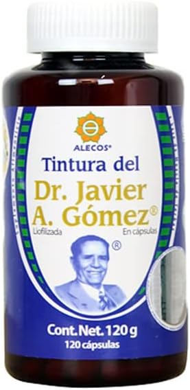 Alecos Capsules de teinture séchées à froid par le Dr Javier A. Gómez Jar avec 120 g