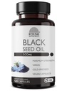 Black Seed Oil Capsules | (Non-GMO & Vegan) Kalt-Pressed Nigella Sativa Bereitstellung von reinem schwarzem Cumin Seed Oil | Super Antioxidant für Verdauung, Gelenke, Haar & Haut | 500mg pro Kapsel