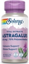 SOLARAY Astragalus Wurzelextrakt 200 mg | Adaptogenic & Gesunde Immunfunktion & Stress Support | Non-GMO | 30 VegCaps