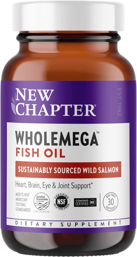 Nouveau chapitre Wholemega 1000 Mg, 30 Ct