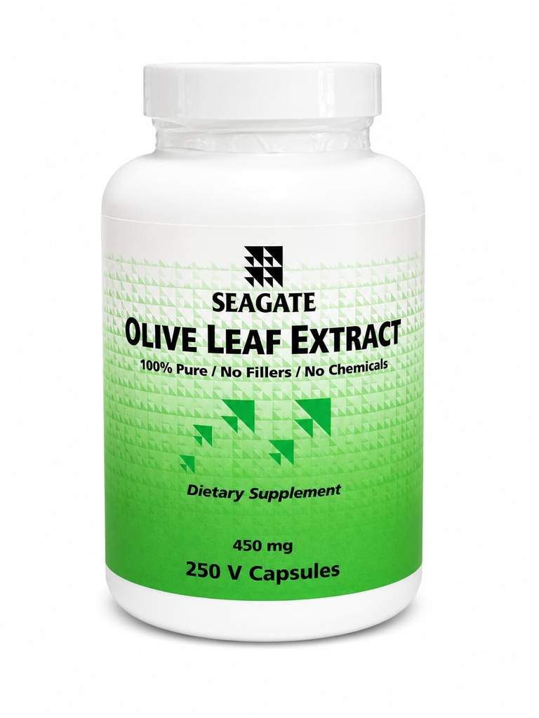 Produits Seagate Olive Leaf Extract 450 mg 250 Capsules