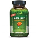 Irwin Naturals Aller-Pure - 54 Liquid Soft-Gels - Supporto istamina con Quercetin, Luteolin & Rutin - Formula non-Drowsy