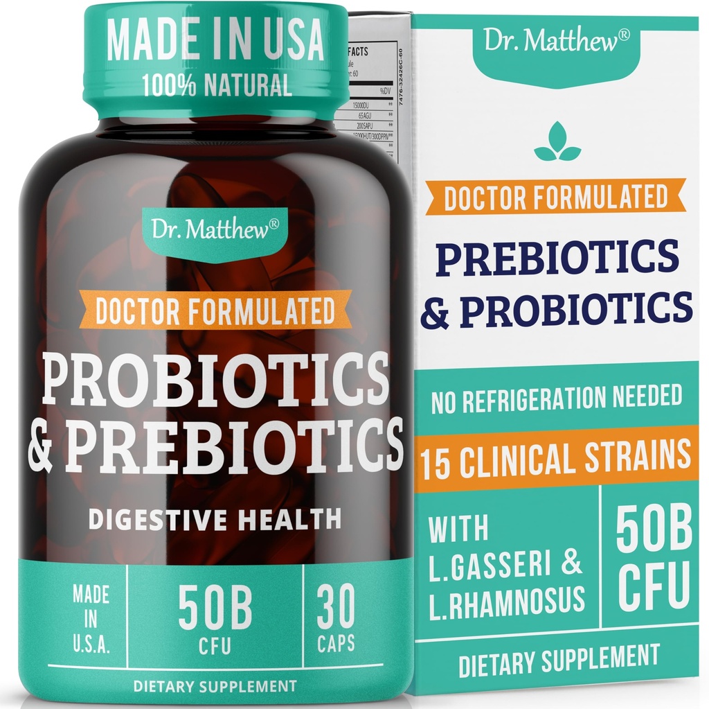 Prebiotici e probiotici: Lactobacillus Gasseri, Lactobacillus Rhamnosus, Plantarum, Casei, Bifidobacterium longum, lactis, infantis. Probiotici Prebiotici, Pre e Probiotici per la salute digestiva.