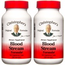 Christopher's Original Formulas Blood Stream Formula - Blutzirkulationsergänzungsmittel - unterstützt Erzgang Elastizität, Clean & Pure Bloodstream - Paket von 2