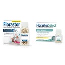 Florastor Probiotic Bundle für Verdauung, Darmgesundheit - 100 ct. Probiotika für Verdauungs- & Immungesundheit + 30 ct. Gut Boost Tägliche Probiotika & Präbiotika - Boost Gute Bakterien & Flush Out The Bad