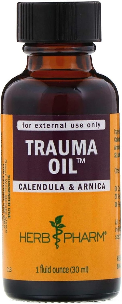 HERB PHARM Trauma Oil Compound, 1.2 Pounds (FAOIL01), 1 Fl Oz (Pack von 1)