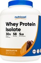 Nutricost Whey Protein Isolate (Beurre d'arachide chocolaté, 5 livres) Poudre de protéines