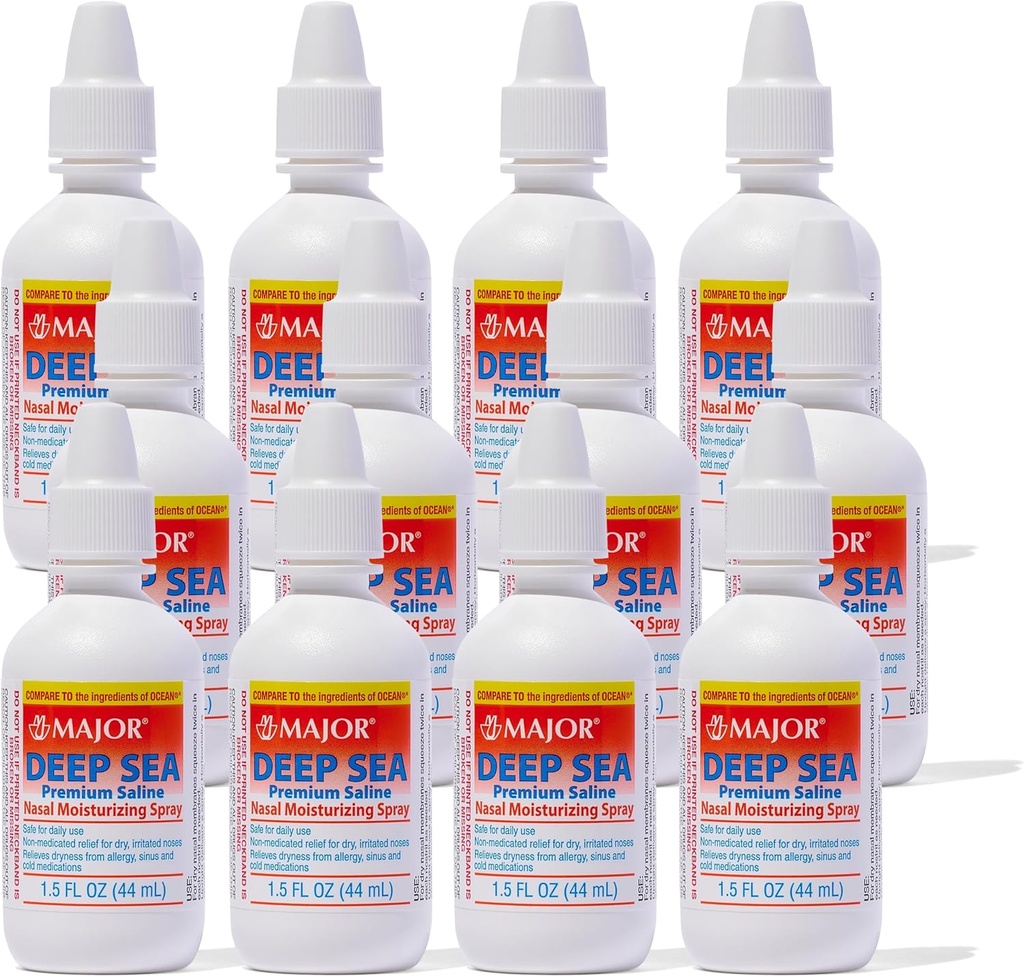 Tiefsee-Saline-Nasal-Spray Generic für Ozean-Nasal-Befeuchtungsspray 1,5 oz pro Flasche Pack von 12 Flaschen