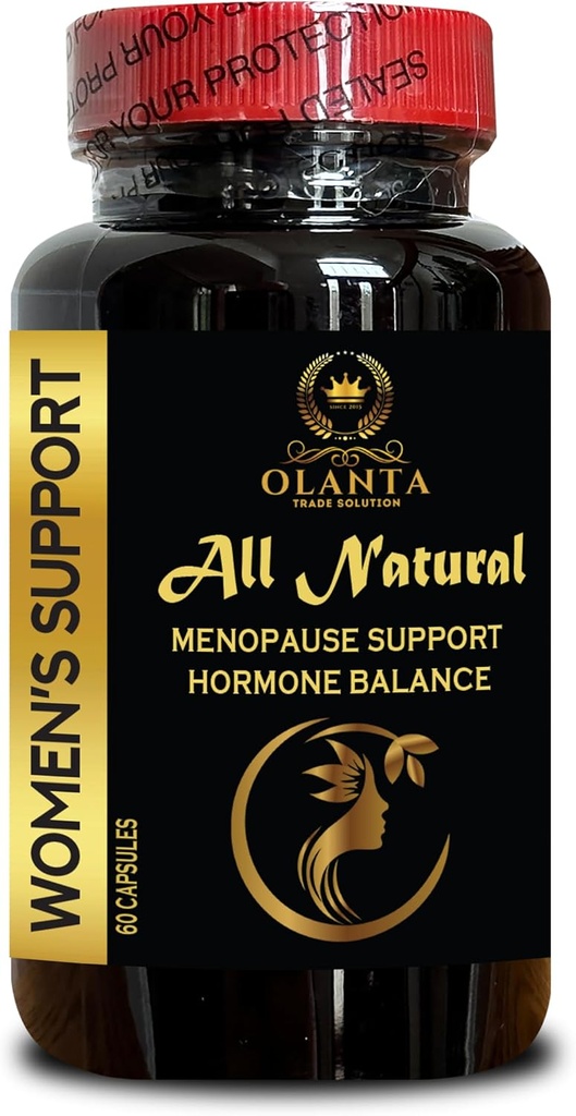 Menopause Ergänzungen für Frauen - Organic Black Cohosh Ergänzungen Frauen, Menopause Relief Hormon Balance für Nacht Sweats Mood und mehr mit Dong Quai - 1 Flasche 60 Kapseln