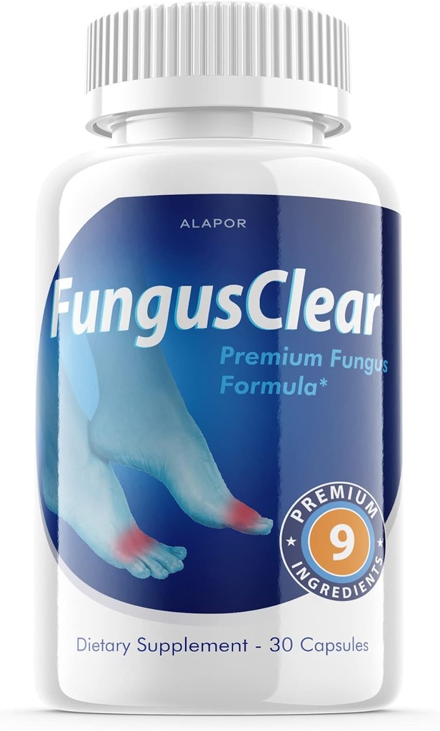 Fungus Clear - pilules probiotiques, capsules de formule avancée Fungusclear, Max, pour 30 jours d'approvisionnement.