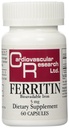 Cardiovascular Research Ferritin Maximum Absorption Eisen Ergänzung 1-Pack, 01-Cream,60 Kapseln