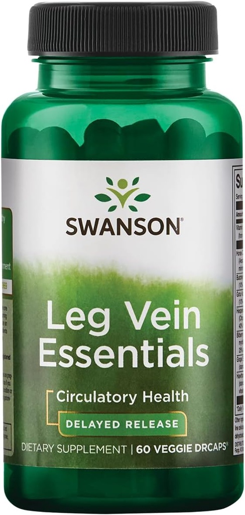 Swanson Leg Vein Essentials - Delayed Release - 60 Veg Kapseln