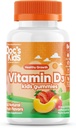Meilleurs enfants Doc de docteur Vitamine D3 Gummies 1000iu, soutient les os et les dents sains, santé immunitaire, absorption de calcium, 60 comte