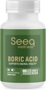 Borische Säure-Suppositorien für Frauen - unterstützt Odor Control und Balance Vaginal PH, Made in USA - 30 Count