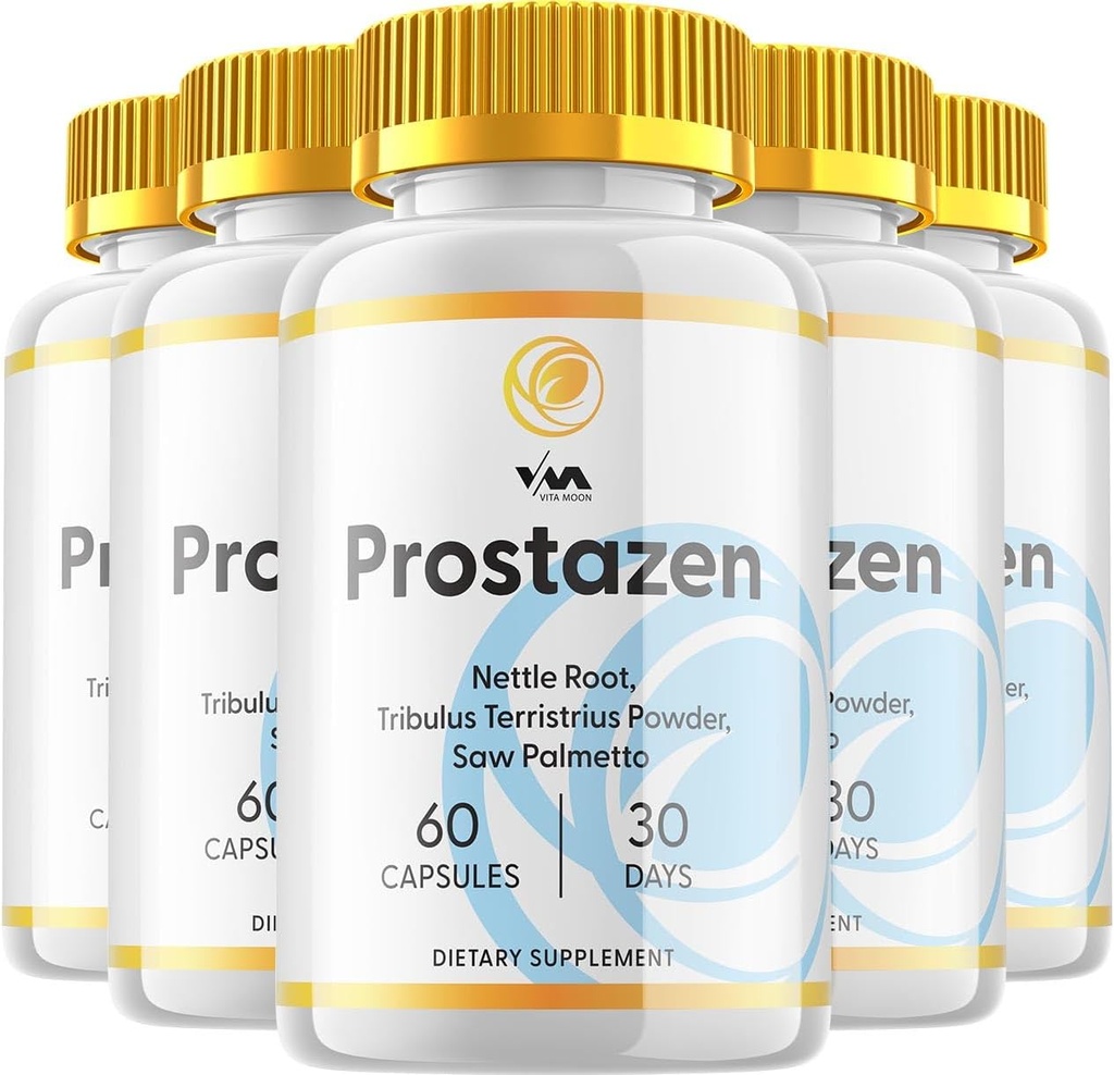 (5 Pack) Prostazen Prostata Support Kapseln – Prostazen Pillen Supplement, Maximale Stärke, Neue verbesserte Multivitamin-Formulierung, Prostazen Bewertungen, 300 Kapseln