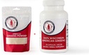 Dairyland American Ginseng Powder 4 oz and Capsules 75 ct Pack de Ginseng Wisconsin – Direct de l'agriculteur au consommateur
