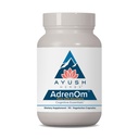Ayush Herbs AdrenOm - Ayurvedic Adrenal e Stress-Support Supplemento per le donne e gli uomini, Ashwagandha & Eleuthero per sostenere l'equilibrio surrenale, Funzione cognitiva & Calm - 90 capsule vegetariane (1 conte)