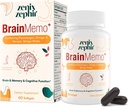 Suppléments Cerveau pour la mémoire et le focus - Complexe Phospholipide avec Omega-3,Plasmalogènes pour la performance cognitive et l'amélioration du focus - Non-OGM, 60 jours