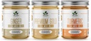 Gel de mousse de mer biologique Jeff à base végétale avec Turmeric, Ginger, Plain, 3x16 oz.