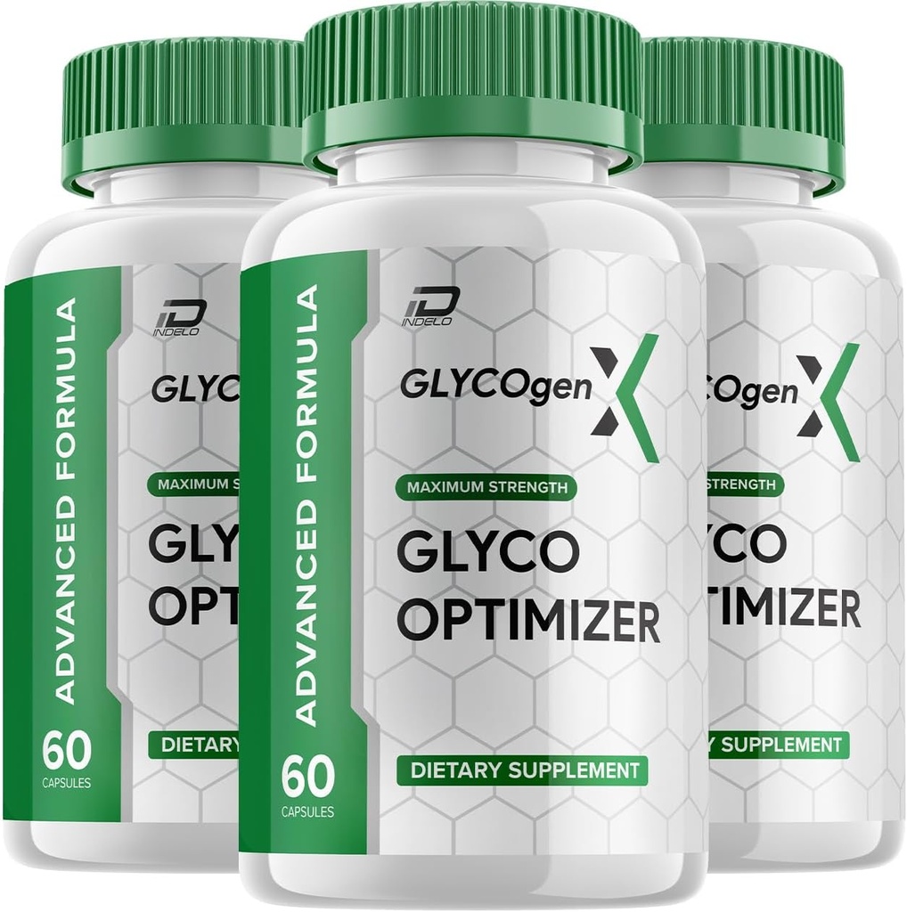 GlycogenX Glyco Optimizer Capsules Supplemento - GlycogenX Optimizer Advanced Formula, Glycogen X Supplement, GlycogenX Booster Recensioni, Massima resistenza Glycogen Supplement (3 Pack - 180 capsule)