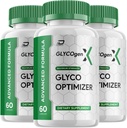 GlycogenX Glyco Optimizer Capsules Supplemento - GlycogenX Optimizer Advanced Formula, Glycogen X Supplement, GlycogenX Booster Recensioni, Massima resistenza Glycogen Supplement (3 Pack - 180 capsule)