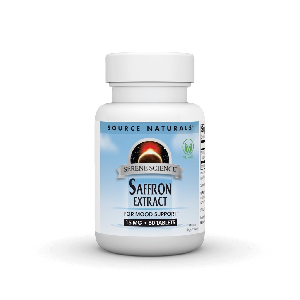 Quelle Naturals Serene Science Saffron Extract, für Mood Support* - 60 Tabletten