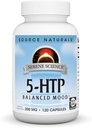 Source Naturals Serene Science 5-HTP, Mood équilibré*, Supplément alimentaire non-OGM, 200 mg - 120 capsules