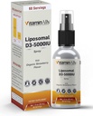 Liposomale flüssiges Vitamin D3-5000IU Spray | 2 Monate Versorgung |1 fl oz | Non-GMO | Zucker Free| Glutenfrei | Reisen Freundlich | Unterstützt Knochengesundheit, Immunsystem und gesunde Stimmung